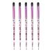 5pcs Soft Hair Eyeshadow Brush Portable Glitter Handle Eye Makeup Brush for Concealer Foundation