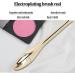 Soft Hair Loose Powder Brush Fashionable Cosmetic Tool for Makeup Applicable for Home and Powder Room (Gold) - Buy Online on GoSupps.com