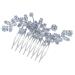 Ipetboom Crystal Side Hair Comb Hair Accessories for Prom Bride Headpieces for Wedding Girls Hair Accessory Combs Wedding Crystal Hair Comb Bridesmaid Light Luxury Hairpin Alloy