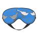 Gray Goose Eye mask Soft Elastic and Adjustable Nighttime Comfort Sleeping mask Suitable for Both Men and Women Black