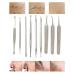 OETUIOW 9pcs Blackhead Remover Tool Kit - Professional Pimple Comedone Extractor Set for Pimples, Blackheads, Zit Removal - Forehead, Facial, and Nose - Buy Online on GoSupps.com