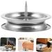 Minkissy Moxibustion Stick Holder - 2 Piece Stainless Steel Incense Rack | Moxa Burning Rack & Incense Finger Burner - Buy Online on GoSupps.com