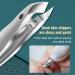 Otaive 2 in 1 Cuticle Scissors & Pusher Set | Professional Nail Nipper & Tweezers for Ingrown Toenails & Fingernails - Shop Now! - Buy Online on GoSupps.com