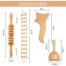 Premium Wood Scooter Massage Set - Gua Sha Board & Massage Cups for Neck Legs & Back Pain Relief - Body-Shaping Massage Solutions (4 Piece) - Buy Online on GoSupps.com