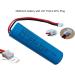 2600mAh Rechargeable Li-ion Battery for Croove B0143KH9KG Voice Amplifier - 2 Pack with JST 2.0-2Pin Plug - International Shipping Available - Buy Online on GoSupps.com