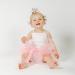 Uonlytech Strass Crown Hair Clip - Princess Tiara Bobby Pins for Girls - Crystal Hair Clasp for Children - Beige - Buy Online on GoSupps.com