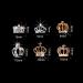 WOKOTO 30Pcs Gold & Silver 3D Crown Nail Charms Set - Nail Art Studs with Clear Crystals for Women & Girls - Buy Online on GoSupps.com