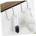 BELLIFFY 6pcs Kitchen Sundries Hooks Purse Wall Hook Overdoor Stainless Steel Cabinet Door Hanger 7.5X6.5CM Silver - Buy Online on GoSupps.com