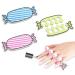 DomeStar Toe Separators Sets, 24PCS Soft Foam Toe Cushions Finger Separator Tool 3 Colors Party Spa Supplies