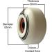 52mmX30mm Skateboard Wheels (4 Pcs) | 100A Hardness Street Skateboarding Wheels with ABEC-7 Bearing | Professional Grade White Wheels for Tricks and Grinds - Buy Online on GoSupps.com