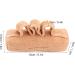 Fingers Separation Pad Anti Bedsore Elder Bedridden Patients Finger Caring Accessory 1.assist to Exchange the Distortion of the Palms D (Light Tan) - Buy Online on GoSupps.com