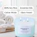 Grapefruit Vanilla 3 Wick Scented Candle | Aromatherapy Stress Relief | Natural Soy Candle | 15.8 oz Spa Freshness | Highly Scented Candle for Home & Relaxation - Buy Online on GoSupps.com