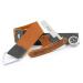 Haryali London Cut Throat Razor Kit - 3 Pcs Wooden - Straight Razor Kit - Cut Throat Razor - Razor Sharpening Strop - Honing Compound - Maroon Leather Strop - Shaving Kit for Wet Shaving