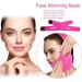 Face Slimming Strap Facial Slimming Mask Double Chin Reducer for Women Thin Neck Facelift Rose Red V Shape Mask - Buy Online on GoSupps.com