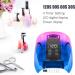 MINI LOP 90W Cordless UV LED Gel Nail Lamp Rechargeable Professional Nail Dryer with Auto-Sensor - Purple & Blue | 4 Timer Settings - Buy Online on GoSupps.com