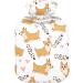 Cartoon Welsh Corgi Hot Water Bottle with Cover - 2L Heating Bag for Pain Relief | Perfect for Women | International Shipping - Buy Online on GoSupps.com