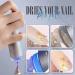 Mini UV Nail Lamp with Stamp Head - Portable 12 LED Quick Dry UV Lamp for Perfect Nails | Silver | International Shipping - Buy Online on GoSupps.com