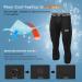 MEETYOO Men's 3/4 Compression Pants Large 3 Pack - Comfortable and Durable Performance Wear - Buy Online on GoSupps.com