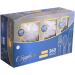 Party Bargains Sapphire Design Disposable Cutlery Set - 360 Pieces (180 Forks, 120 Spoons, 60 Knives) - Clear Color - Ideal for Parties and Events - Buy Online on GoSupps.com