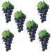 Artibetter 12 Pcs Artificial Bunch of Grapes Faux Greenery Garland Greenery Wreath Mini Decor Shop Window Decoration Lifelike Wet Grape Clusters Simulation Fake Grape Fake Grape Models Starch Blackx2pcs 10X14CMx2pcs - Buy Online on GoSupps.com