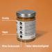Nutrify Cashew Butter 500g - 100% Natural Vegan Protein Gluten-Free No Sugar Additives - Premium German Cashew for Smoothies & Baking - Buy Online on GoSupps.com