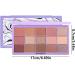 Matte Eyeshadow Palette | Smudge-Proof Long-Lasting Eye Shades Makeup Supplies Satge Use for Home Working Shopping Gathering Dating Traveling 01# - Buy Online on GoSupps.com