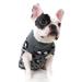 FAMKIT Dog Sweater Pet Winter Knitwear Leopard Pattern Puppy Warm Clothes S(Fit for 2-3KG) Gray