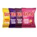 Tayto 4 Packs Assorted Crisp Cheese and Onion Pickled Onion Whuster Sauce Prawn Cocktail (4 x 65g)