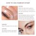 IBCCCNDC One Step Eyebrow Stamp Shaping Kit - Dark Brown Waterproof Eyebrow Makeup with 10 Stencils and Brushes - Buy Online on GoSupps.com