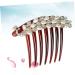 DOITOOL Unique Design Pearl Hair Accessories Rhinestone Hair Accessories Durable Girls Hair Styling Diy Hairstyle No Peculiar Smell Womens Hair Styling Women's Comb Vintage - Buy Online on GoSupps.com