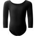 WEGETIT Girls Gymnastics Leotard Toddler Ballet Long Sleeve Dance Tutu - Black (8-10 Years) - Buy Online on GoSupps.com