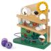Janod Wooden Caterpillar Ball Track - Toddler Manipulation & Dexterity Toy for Ages 1+ - Multicolored eCommerce International Shipping - Buy Online on GoSupps.com