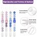 Flow Fire Silicone Dummy Clip - 2Pcs for Girls and Boys | Purple & White | Universal Fit for All Soothers and Dummies - Buy Online on GoSupps.com