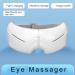 Rechargeable Eye Massage Device with Remote Control & Heat Function 3 Vibration Modes for Eye Relaxation & Dry Eye Relief - Buy Online on GoSupps.com