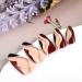 Sethexy Almond Shape French Press On Nails - 24 Stylish Swirl Acrylic False Nails for Women & Girls - Brown - Buy Online on GoSupps.com