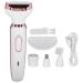 Electric women's razor bikini trimmer electrical women's razor 4 in 1 female razor electric eyebrow cutter dry wet shaving stainless steel blade Face hair remover for women
