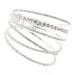 COLLBATH Irregular Bracelet Bracelets Bangle Bracelet Exquisite Wrist Chain Shiny Rhinestone Bracelet Rhinestone Bracelet for Women Miss Decorate Rhinestones Steel Wire