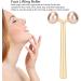 V-Shaped Face Massage Roller - 3D Round Massage Balls for Lifting & Tightening Skin | Multi-Use Tool for Face Neck & Body - Buy Online on GoSupps.com