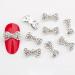 10pcs 3D Nail Art Crystal Rhinestone Bow Big Gems Charms for Nail Art Decoration Jewelry Sparkle Craft DIY Beads (#3033 10pcs)