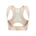 Summer Invisible Posture Corrector Adult Girls Back Support Spine Brace Straighten Correction Belts Anti-Hunchback for Health Care M Beige