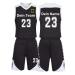 Custom Basketball Jersey Kids Men Set with Name Number Team Logo 2-Piece Basketball Jersey Shirt & Short Black