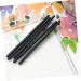 Healeved 300 Pcs Disposable Eyeliner Makeup Gel Eyeliner Brush Gloss Wand Black Artificial Fiber 1 count (Pack of 1) Blackx3pcs - Buy Online on GoSupps.com