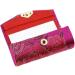 Stylish Portable Lipstick Case Set - Chinese Floral Lip Balm Organizer with Makeup Mirror | 5 Pcs for Travel & Storage - Buy Online on GoSupps.com