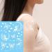 White Butterfly and Flower Temporary Tattoos - Waterproof Henna Lace Design Stickers for Women | Perfect for Wedding, Festivals, Parties - Shop Now! - Buy Online on GoSupps.com