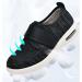 Women's Relief Diabetic Shoes - Summer Extra Wide Width Walking Sneakers with Adjustable Strap for Swollen Feet - Size 12 Black - Buy Online on GoSupps.com