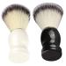 Beatifufu 2 pieces manual shaving brush manual shaving brush Razor brush Tool hairdressing salon razor brush mustodel mustodle foaming razor tool cleaning accessories