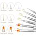 6PCS Nail Art Brushes Set with Dotting Tool for Gel Nail | Nail Painting Pen Kit for Home and Salon Design - Buy Online on GoSupps.com