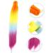 Didiseaon Dreadlocks Wig Wigs Colored Rainbow Hair Extensions Fake Hair Braiding Hair Pre Stretched Hair for Braids Braiding Wig Chemical Fiber High Temperature Yarn To Stretch - Buy Online on GoSupps.com