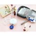 Portable Small First Aid Bag - Mini Travel Medicine Pouch with Double Zippers (Gray) - Buy Online on GoSupps.com