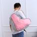 LIOOBO Unisex Ice Skate Bag - Pink Mesh Cloth Tote Shoulder Bag for Roller & Inline Skates - Buy Online on GoSupps.com